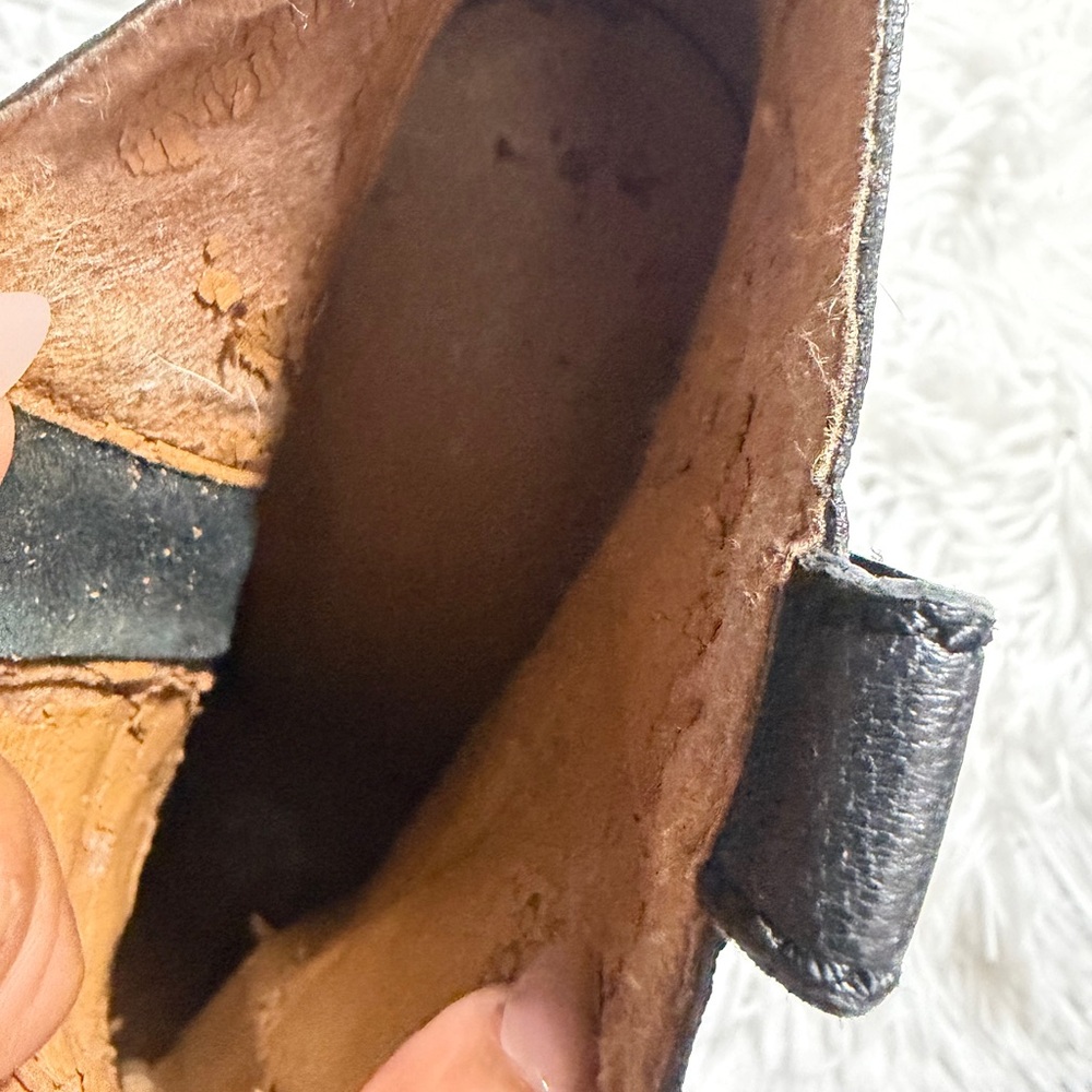 Coach Black Leather Ankle Booties with Stud Accents - Picture 8 of 9